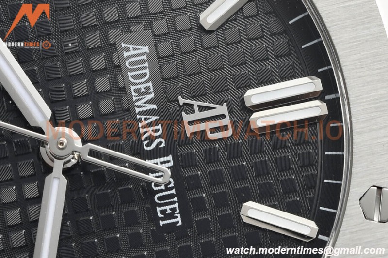 Audemars Piguet - Royal Oak 15500 41mm SS/SS Blk/Stk APSF V3 A4302 Mod