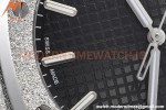 Audemars Piguet - Royal Oak 15500 41mm Frosted SS/SS Blk/Stk APSF V3 A4302 Mod