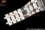 Audemars Piguet - Royal Oak 15500 41mm Frosted SS/SS Wht/Stk APSF V3 A4302 Mod