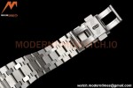 Audemars Piguet - Royal Oak 15500 41mm Frosted SS/SS Wht/Stk APSF V3 A4302 Mod