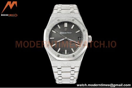 Audemars Piguet - Royal Oak 15500 41mm SS/SS Frosted Grey/Stk APSF V3 A4302 Mod