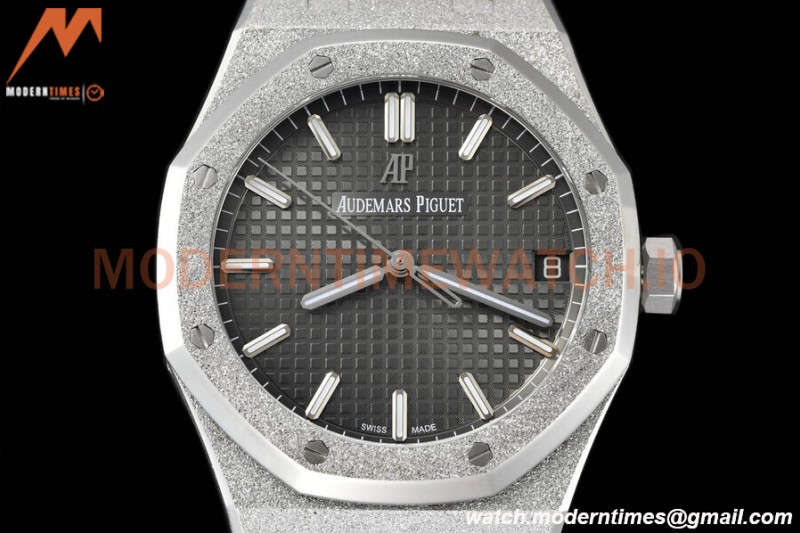 Audemars Piguet - Royal Oak 15500 41mm SS/SS Frosted Grey/Stk APSF V3 A4302 Mod
