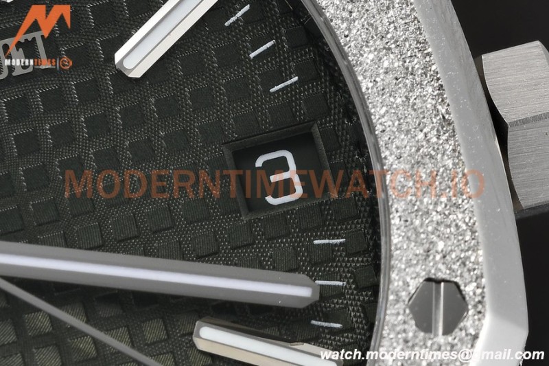 Audemars Piguet - Royal Oak 15510 41mm SS/SS Frosted Grn/Stk APSF A4302 Mod
