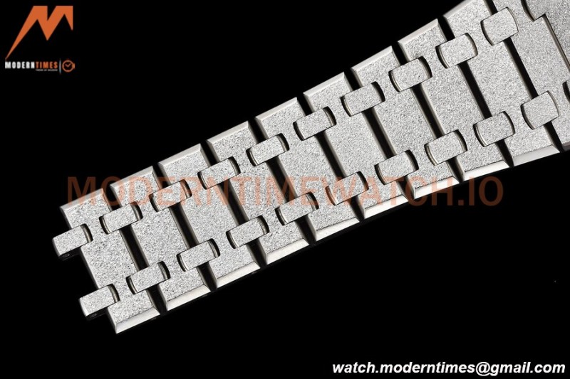 Audemars Piguet - Royal Oak 15510 41mm SS/SS Frosted Wht/Stk APSF A4302 Mod