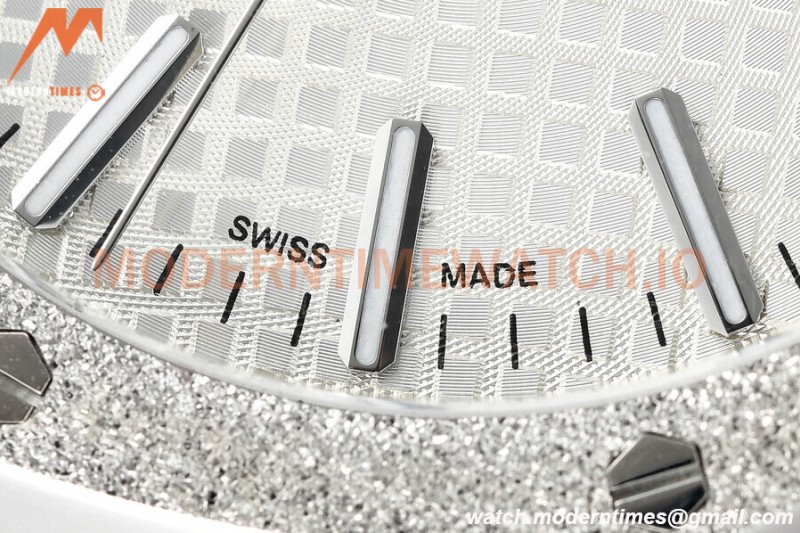 Audemars Piguet - Royal Oak 15510 41mm SS/SS Frosted Wht/Stk APSF A4302 Mod