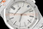 Audemars Piguet - Royal Oak 15510 41mm SS/SS Frosted Wht/Stk APSF A4302 Mod