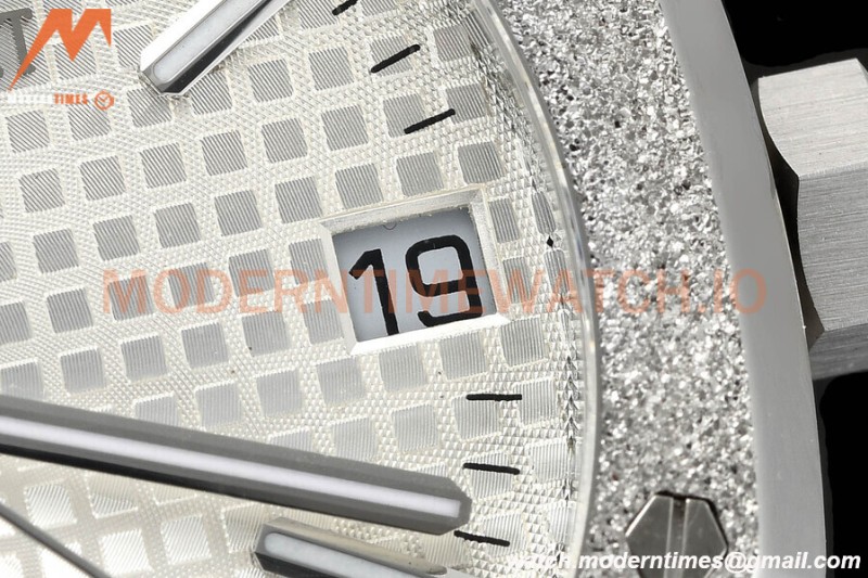 Audemars Piguet - Royal Oak 15510 41mm SS/SS Frosted Wht/Stk APSF A4302 Mod