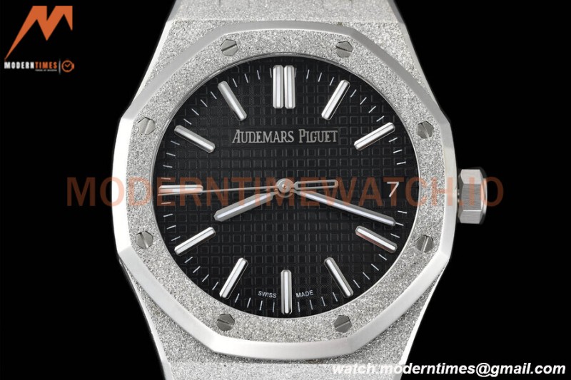 Audemars Piguet - Royal Oak 15510 41mm SS/SS Frosted Blk/Stk APSF A4302 Mod