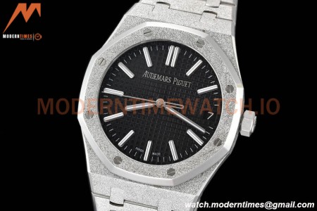 Audemars Piguet - Royal Oak 15510 41mm SS/SS Frosted Blk/Stk APSF A4302 Mod