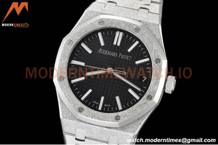 Audemars Piguet - Royal Oak 15510 41mm SS/SS Frosted Blk/Stk APSF A4302 Mod