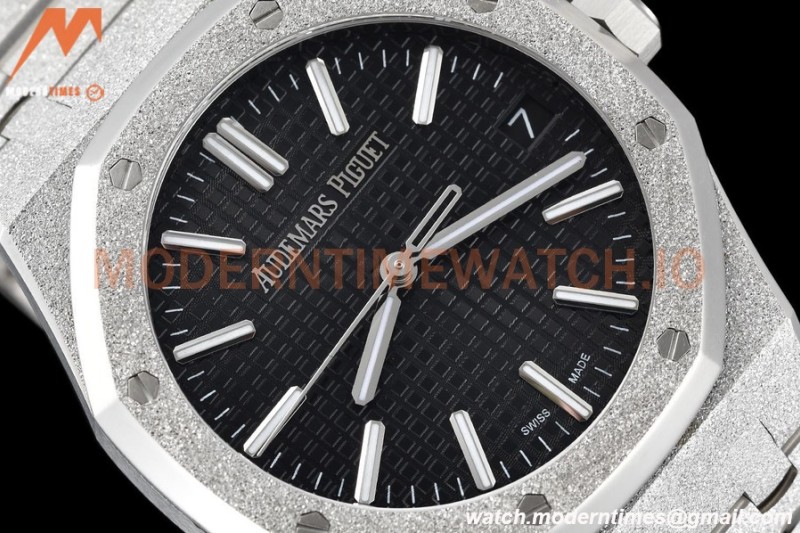 Audemars Piguet - Royal Oak 15510 41mm SS/SS Frosted Blk/Stk APSF A4302 Mod