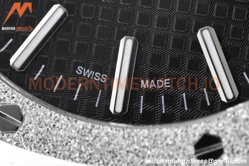Audemars Piguet - Royal Oak 15510 41mm SS/SS Frosted Blk/Stk APSF A4302 Mod