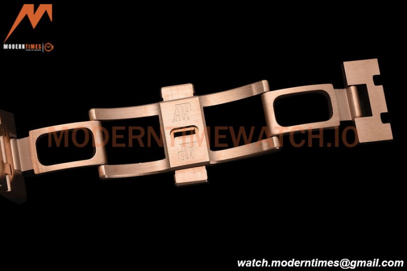 Audemars Piguet - Royal Oak 15510 50th Anniversary 41mm RG/RG Blk/Stk APSF A4302 Mod
