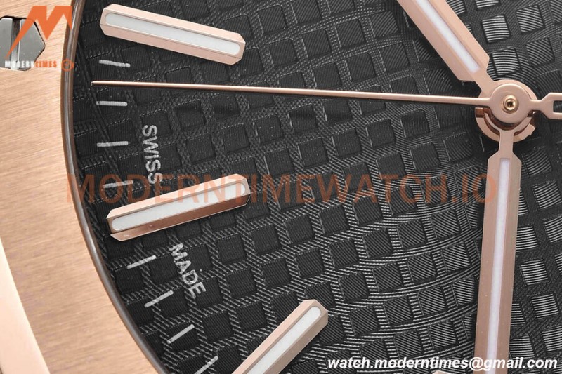 Audemars Piguet - Royal Oak 15510 50th Anniversary 41mm RG/RG Blk/Stk APSF A4302 Mod