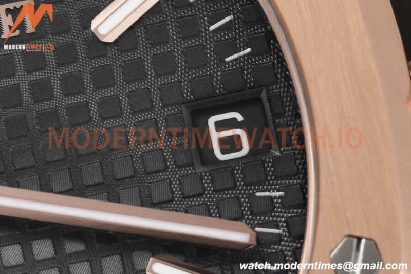 Audemars Piguet - Royal Oak 15510 50th Anniversary 41mm RG/RG Blk/Stk APSF A4302 Mod