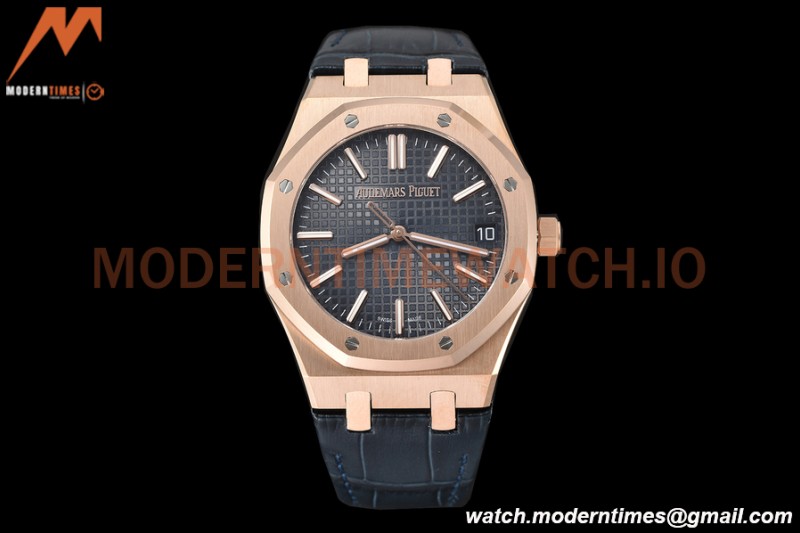 Audemars Piguet - Royal Oak 15510 50th Anniversary 41mm RG/LE Blue/Stk APSF A4302 Mod