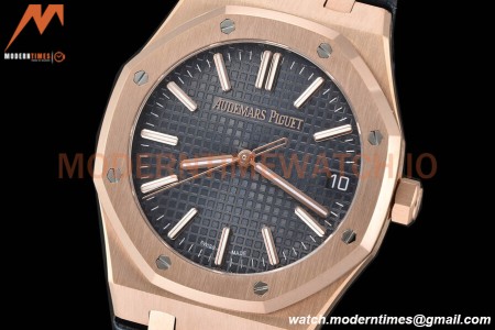 Audemars Piguet - Royal Oak 15510 50th Anniversary 41mm RG/LE Blue/Stk APSF A4302 Mod
