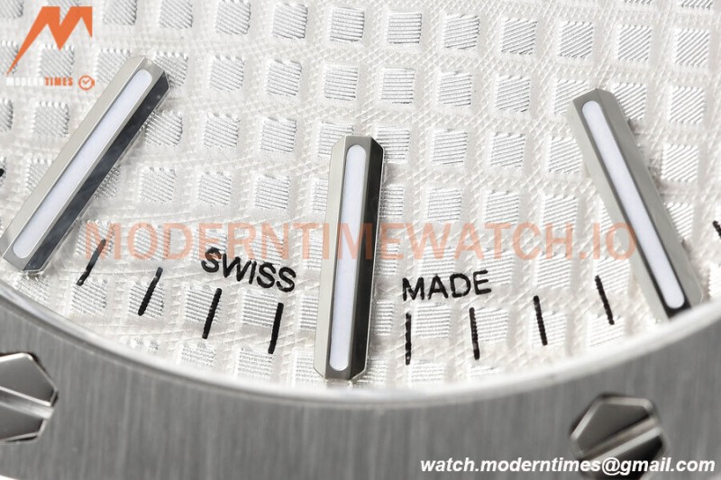 Audemars Piguet - Royal Oak 15510 41mm SS/SS Wht/Stk APSF A4302 Mod