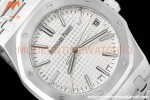Audemars Piguet - Royal Oak 15510 41mm SS/SS Wht/Stk APSF A4302 Mod