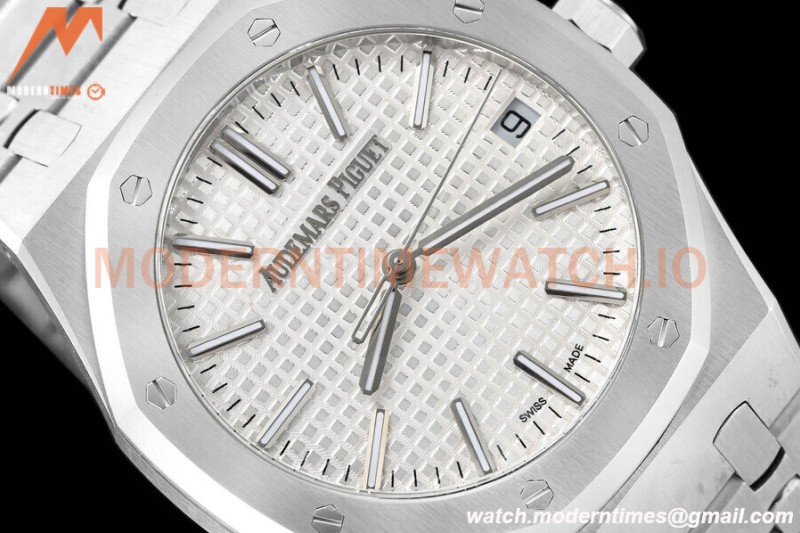 Audemars Piguet - Royal Oak 15510 41mm SS/SS Wht/Stk APSF A4302 Mod