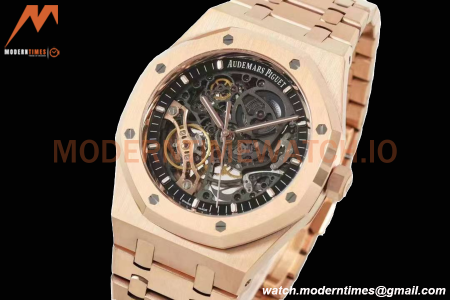 Audemars Piguet - Royal Oak 15407OR 41mm Openworked RG/RG Skeleton THB V2 SA3132