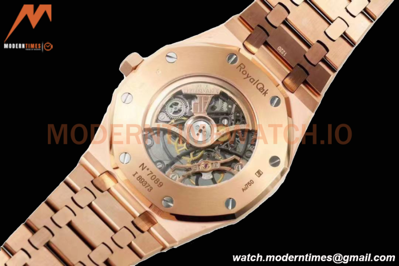 Audemars Piguet - Royal Oak 15407OR 41mm Openworked RG/RG Skeleton THB V2 SA3132