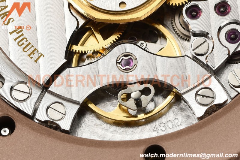 Audemars Piguet - Royal Oak 15500 41mm RG/LE Blk/Stk APSF V3 A4302 Mod