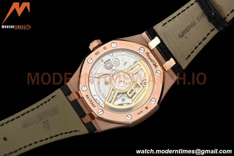 Audemars Piguet - Royal Oak 15510 50th Anniversary 41mm RG/LE Blk/Stk APSF A4302 Mod