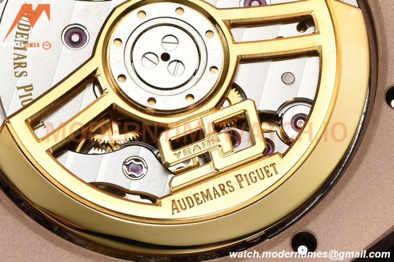 Audemars Piguet - Royal Oak 15510 50th Anniversary 41mm RG/LE Blk/Stk APSF A4302 Mod