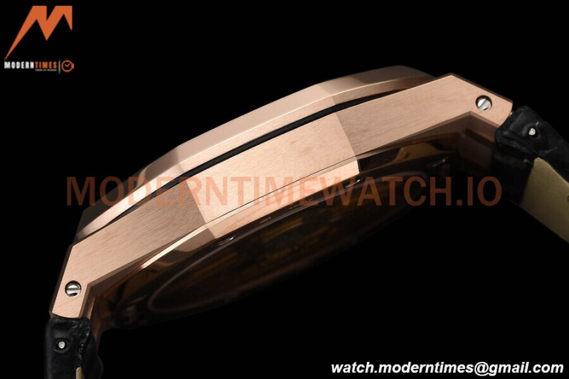 Audemars Piguet - Royal Oak 15510 50th Anniversary 41mm RG/LE Blk/Stk APSF A4302 Mod
