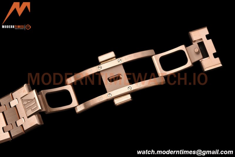 Audemars Piguet - Royal Oak 15510 50th Anniversary 41mm RG/RG Blue/Stk APSF A4302 Mod