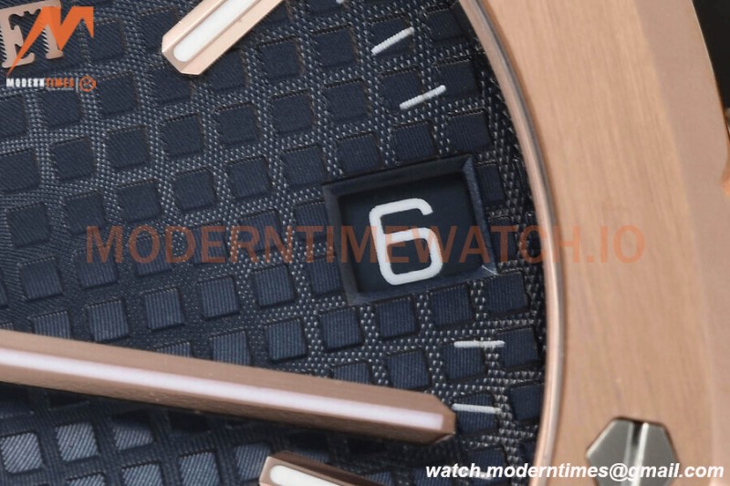 Audemars Piguet - Royal Oak 15510 50th Anniversary 41mm RG/RG Blue/Stk APSF A4302 Mod