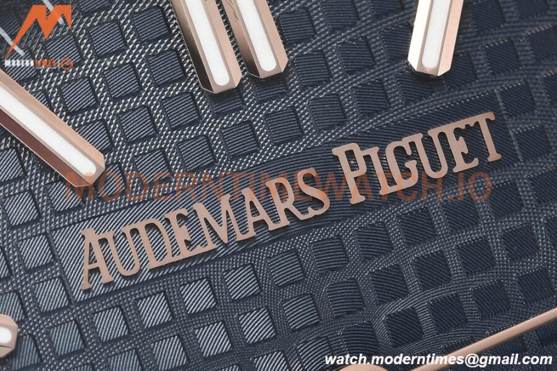 Audemars Piguet - Royal Oak 15510 50th Anniversary 41mm RG/RG Blue/Stk APSF A4302 Mod