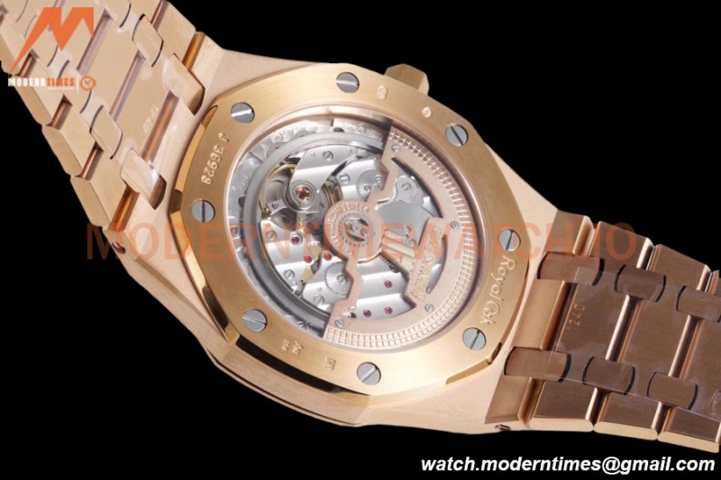 Audemars Piguet - Royal Oak 15202OR 39mm Jumbo Extra Thin RG/RG Blue ZF A2121