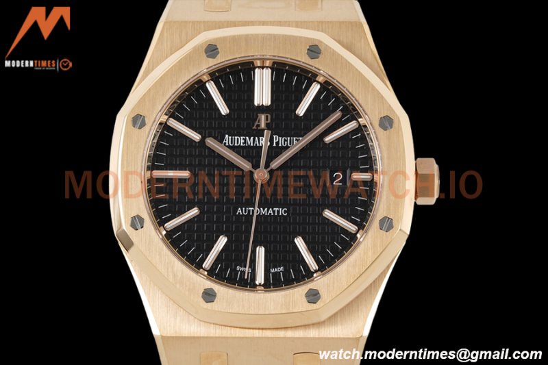 Audemars Piguet - Royal Oak 15400OR RG/RG Black ZF V2 A3120