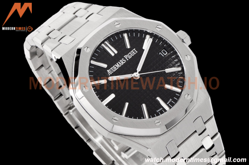 Audemars Piguet - Royal Oak 15510 50th Anniversary 41mm SS/SS Blk/Stk ZF A4302 Mod