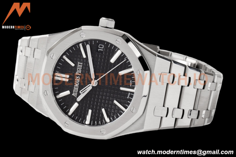 Audemars Piguet - Royal Oak 15510 50th Anniversary 41mm SS/SS Blk/Stk ZF A4302 Mod