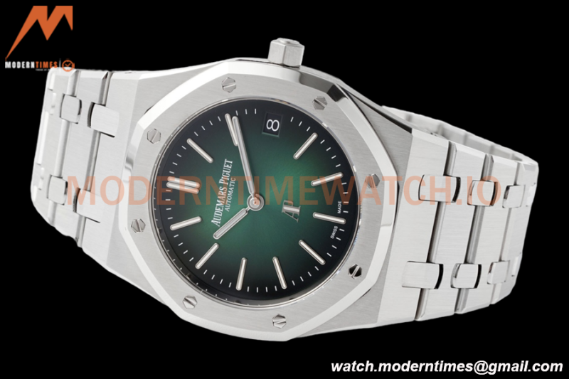 Audemars Piguet - Royal Oak 39mm 16202PT 50th Anniversary SS/SS Green ZF A7121