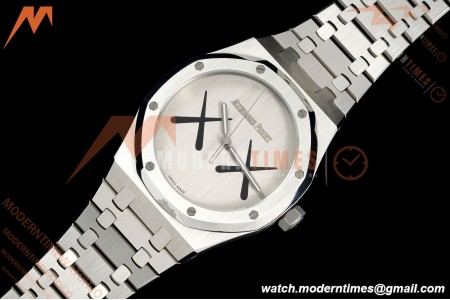 Audemars Piguet - Royal Oak KAWS 15500 41mm SS/SS XX Silver Dial APSF A4302 | 오데마 피게 - 로얄 오크 KAWS 15500 41mm SS/SS XX 실버 다이얼 APSF A4302