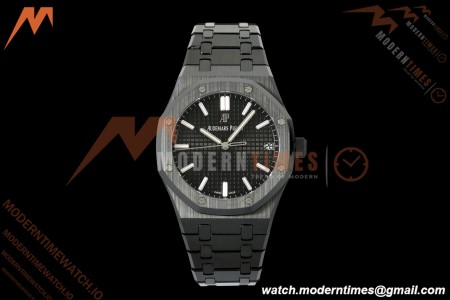 Audemars Piguet - Royal Oak 15500ST 41mm Black Ceramic Black Dial APSF A4302 Mod | 오데마 피게 - 로얄 오크 15500ST 41mm 블랙 세라믹 블랙 다이얼 APSF A4302 Mod