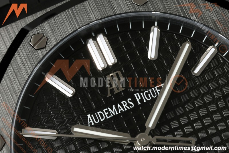 Audemars Piguet - Royal Oak 15500ST 41mm Black Ceramic Black Dial APSF A4302 Mod