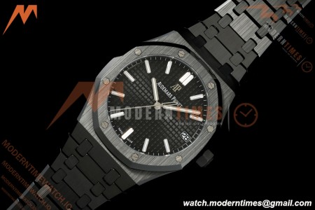 Audemars Piguet - Royal Oak 15500ST 41mm Black Ceramic Black Dial APSF A4302 Mod | 오데마 피게 - 로얄 오크 15500ST 41mm 블랙 세라믹 블랙 다이얼 APSF A4302 Mod
