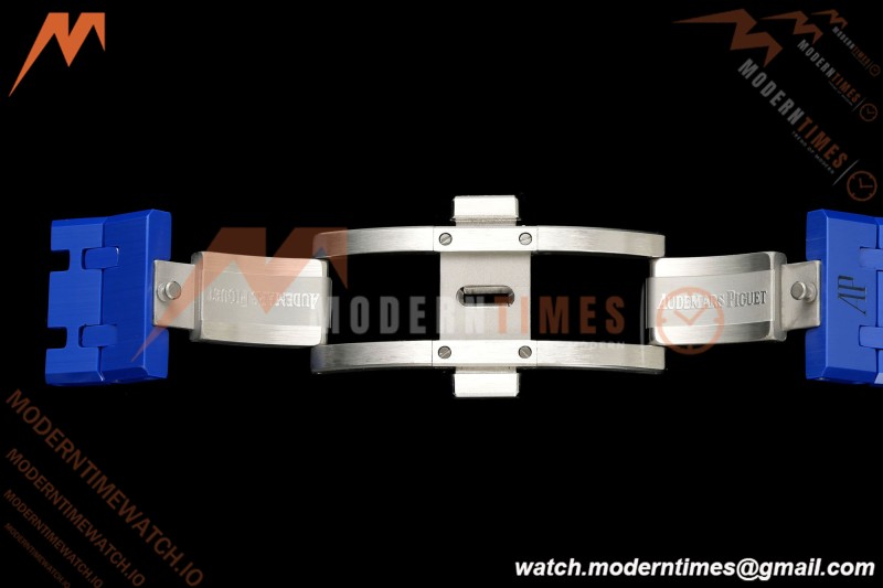 Audemars Piguet - Royal Oak 15500ST 41mm Blue Ceramic Black Dial APSF A4302 Mod