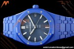 Audemars Piguet - Royal Oak 15500ST 41mm Blue Ceramic Black Dial APSF A4302 Mod