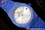 Audemars Piguet - Royal Oak 15500ST 41mm Blue Ceramic White Dial APSF A4302 Mod | 오데마 피게 - 로얄 오크 15500ST 41mm 블루 세라믹 화이트 다이얼 APSF A4302 Mod