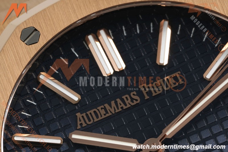 Audemars Piguet - Royal Oak 41mm 15510OR RG/RG Blue/Stk RSF A4302 Mod