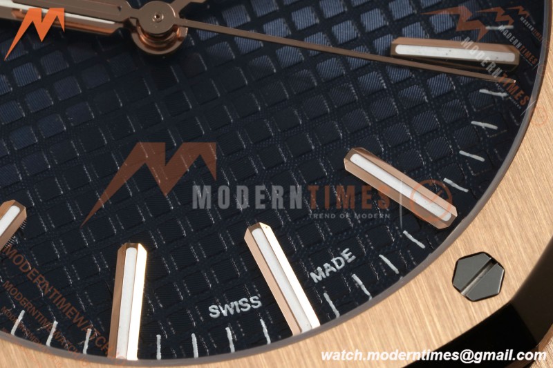 Audemars Piguet - Royal Oak 41mm 15510OR RG/RG Blue/Stk RSF A4302 Mod