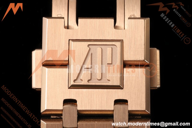 Audemars Piguet - Royal Oak 41mm 15510OR RG/RG Blk/Stk RSF A4302 Mod