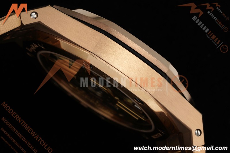Audemars Piguet - Royal Oak 41mm 15510OR RG/RG Blk/Stk RSF A4302 Mod