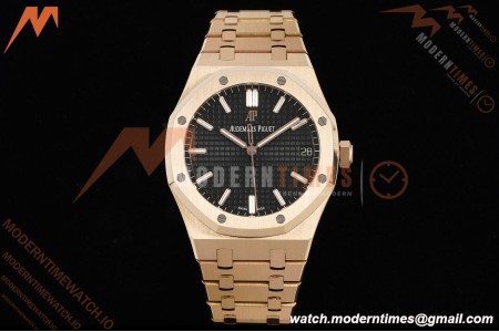 Audemars Piguet - Royal Oak 41mm 15500OR RG/RG Blk/Stk RSF A4302 Mod | 오데마 피게 - 로얄 오크 41mm 15500OR RG/RG 블랙/스틸 RSF A4302 모드